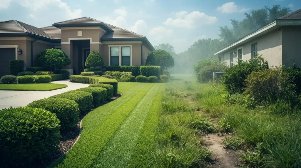 Full Service vs. Basic Mowing: Best for 33595?