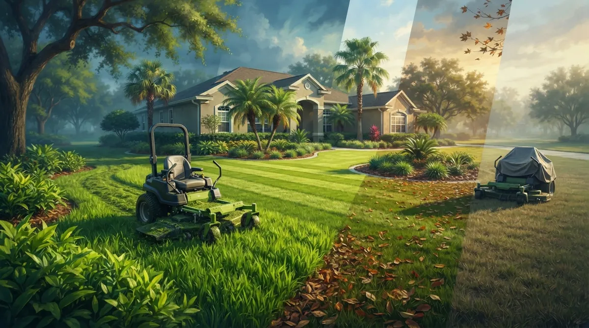 seasonal lawn mowing Valrico FL