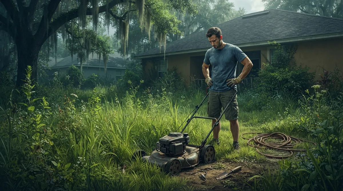 long grass mowing Valrico FL