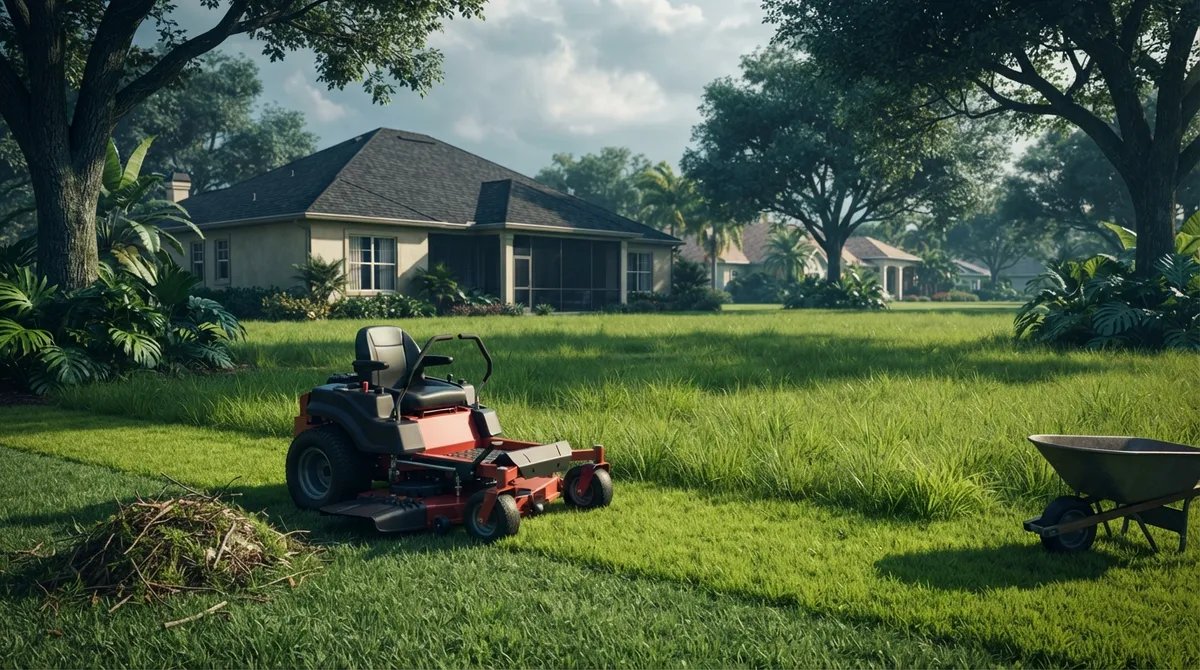 Valrico mowing and lawn cleanup service