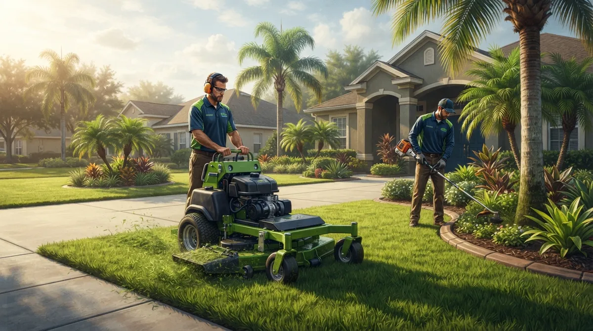 lawn mowing and weed eating Riverview FL