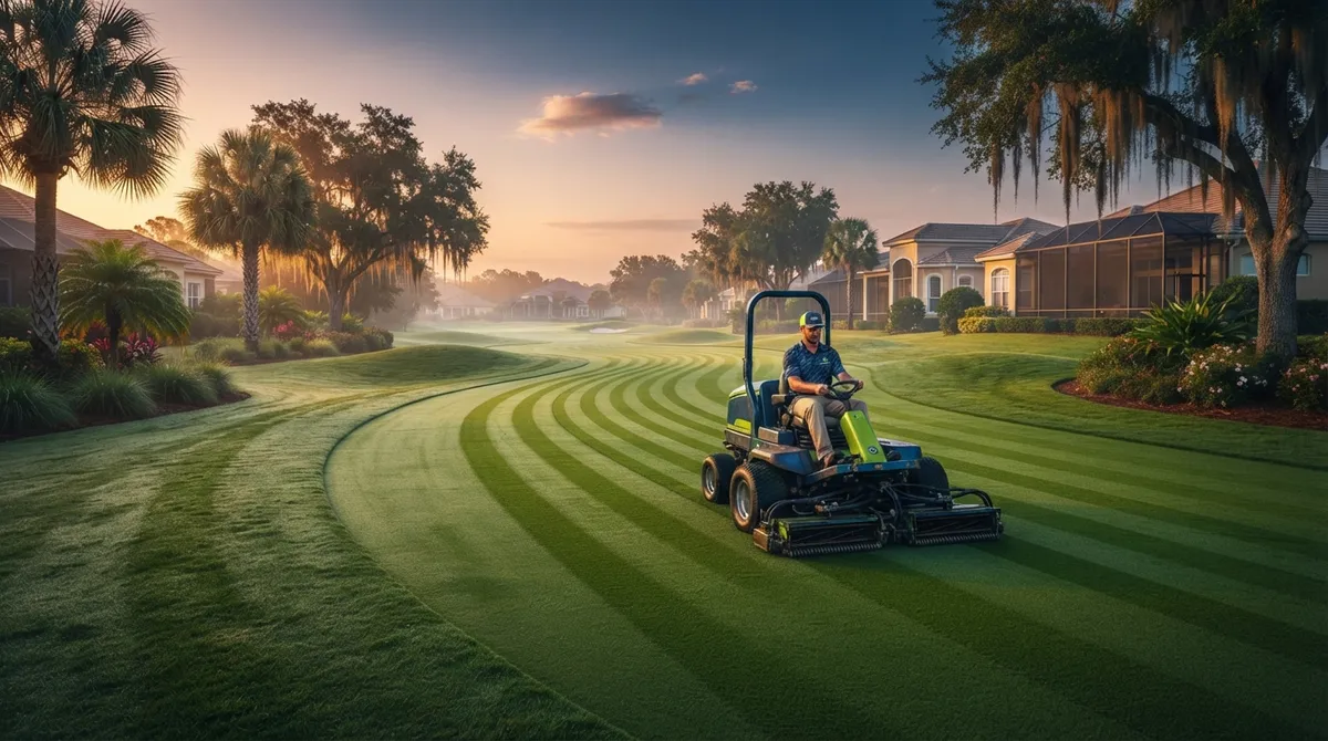 golf course community lawn mowing Valrico FL