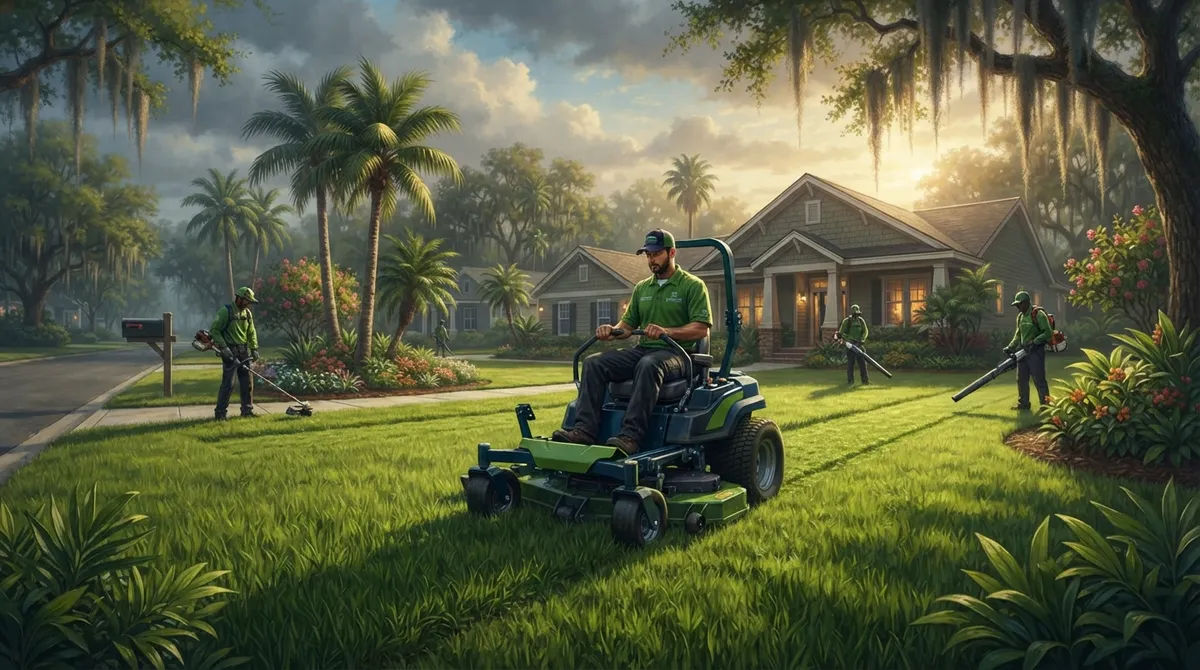 residential lawn mowing Valrico FL