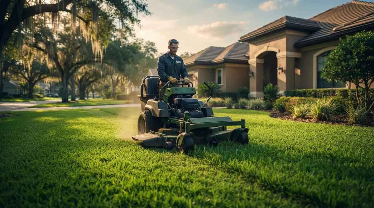 Brandon FL lawn mowing near Providence area