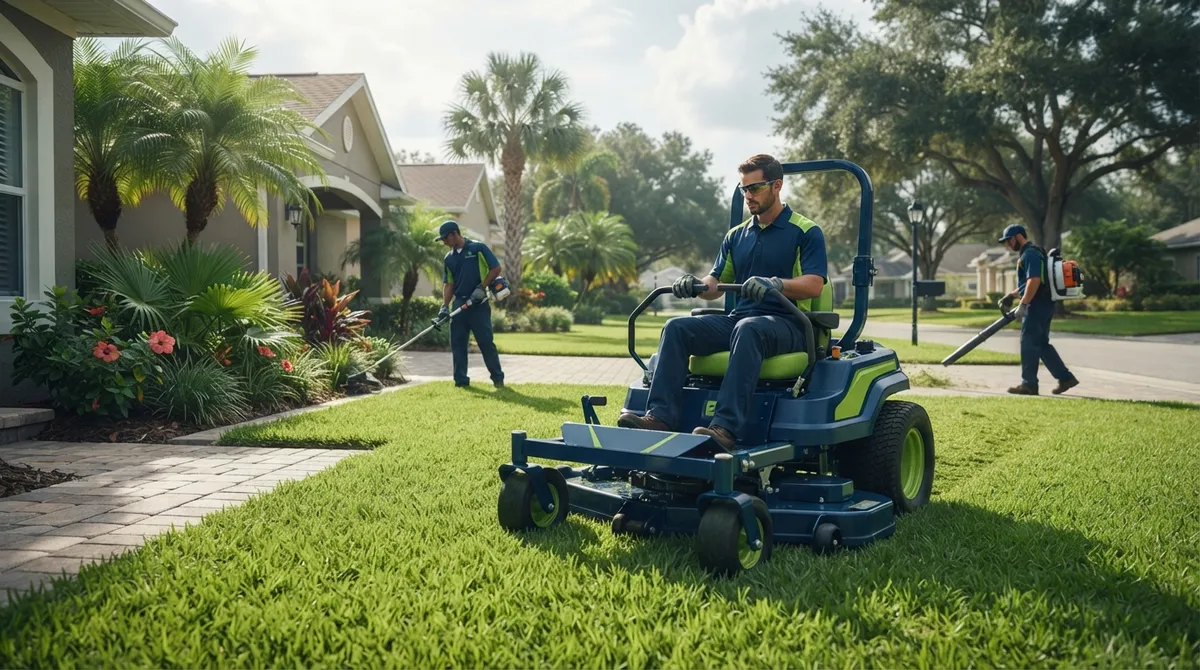 weekly grass cutting Valrico FL