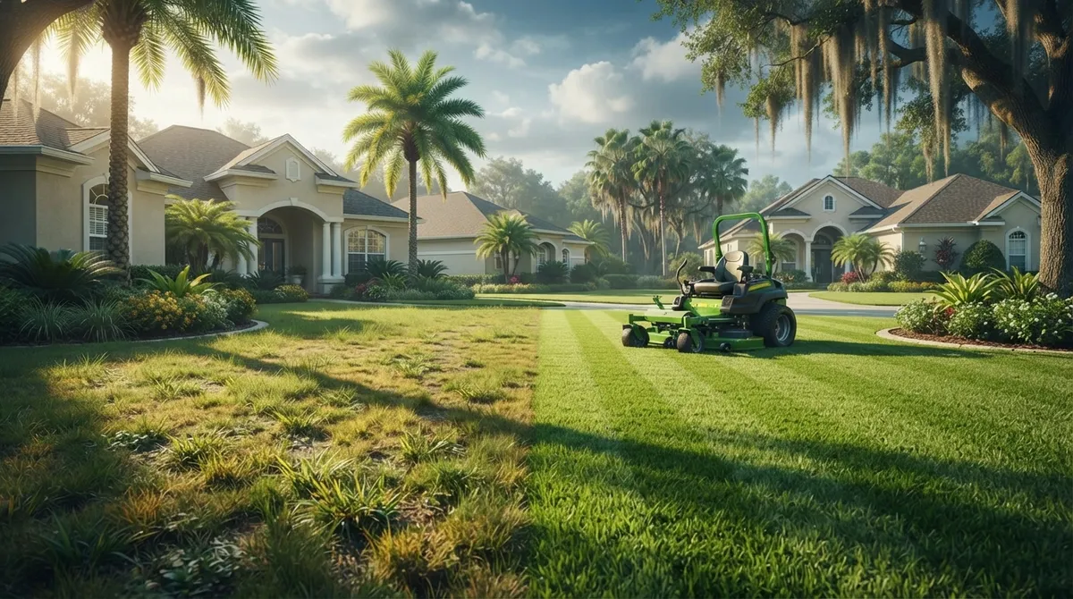 spring lawn mowing Valrico FL