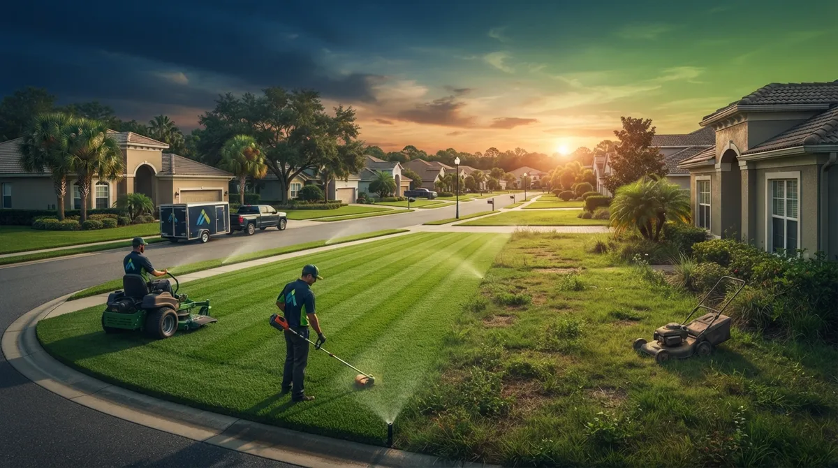 lawn mowing service near Panther Trace Riverview
